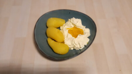 Leichtes Sommeressen – Weißkäse mit Leinöl